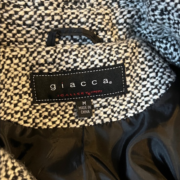 2 Piece Dressy Winter Jacket Coat Lot 1 Herringbone, 1 Plaid Print Size Medium - Picture 4 of 12